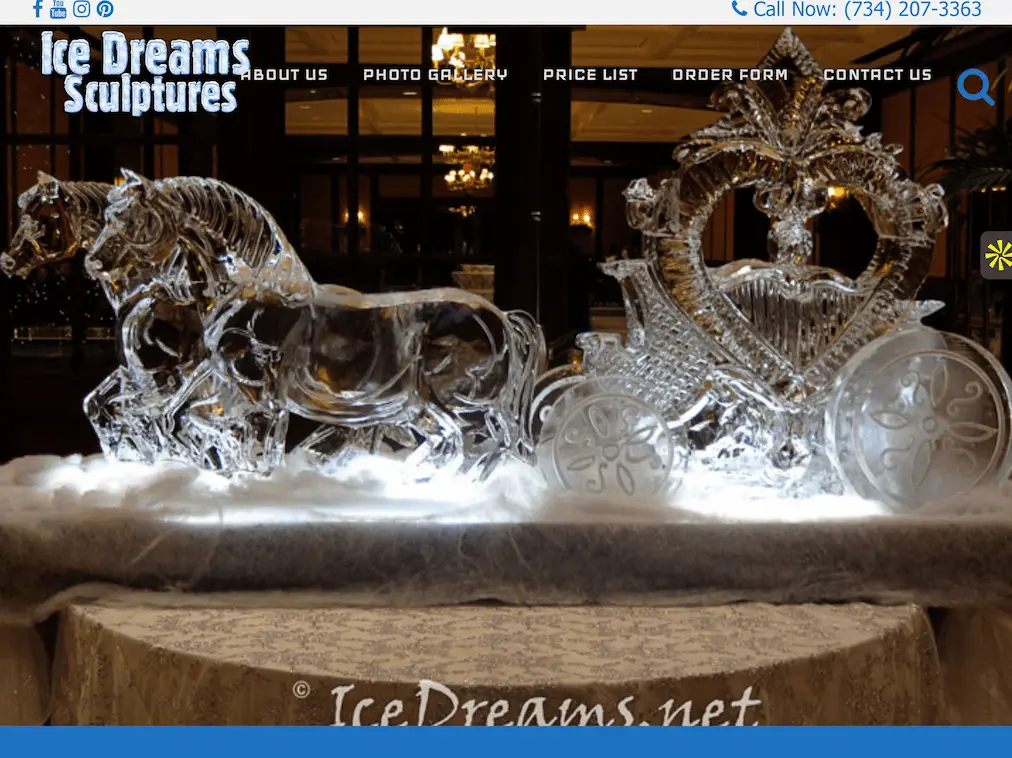 Ice dreams sculptures